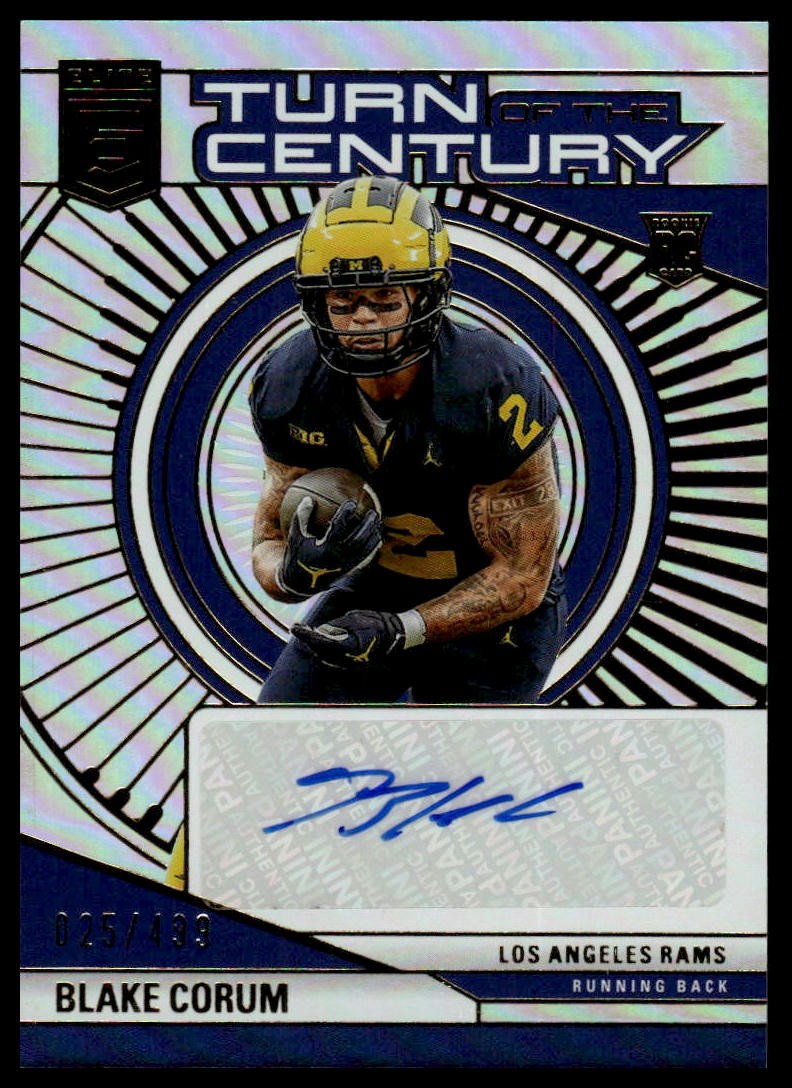 2024 Donruss Elite #TCA-BCO Blake Corum Turn of the Century Autographs #/499