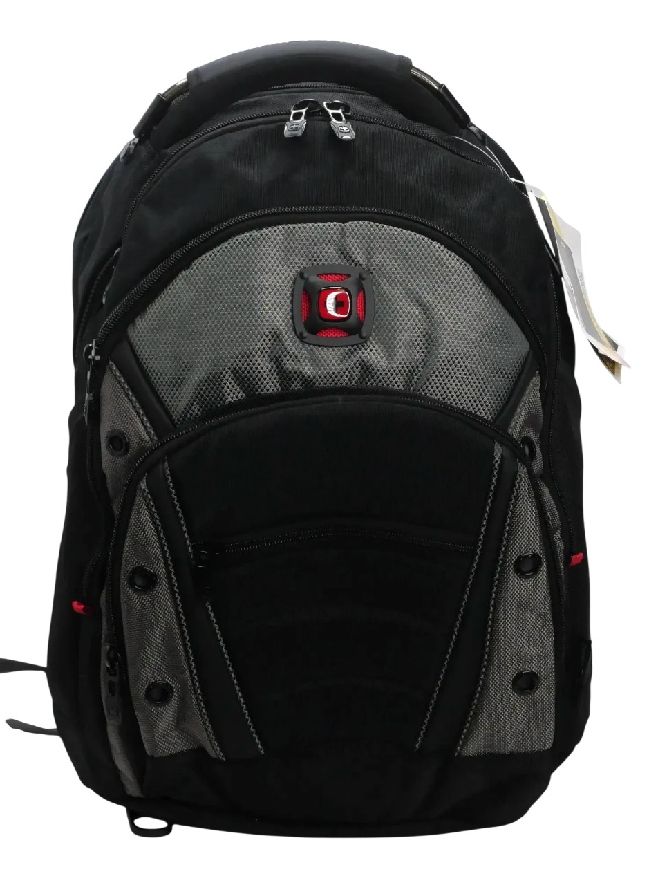Swiss Gear 18 Laptop Backpack Wenger Synergy - Black/Gray - Free shipping. Available Now for $39.99