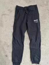 abercrombie kids Logo Black Straight Leg Sweatpants Size 11/12