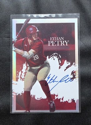 2023 Onyx Authenticated National Convention Ethan Petry Foil Auto! Nats 2nd Rd