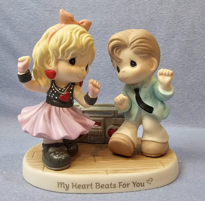 DEFECTIVE other see details Precious Moments My Heart Beats For You 80s  G3D