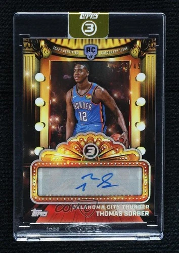 2025 Topps Signature Thomas Sorber Base (RAW)