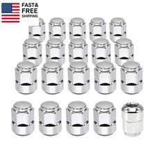 M12-1.50 Wheel Lug Nuts Direct Fit for Multiple Honda , Style Seat, 20-PC Set