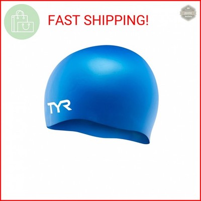 TYR Wrinkle Free Silicone Cap, Blue