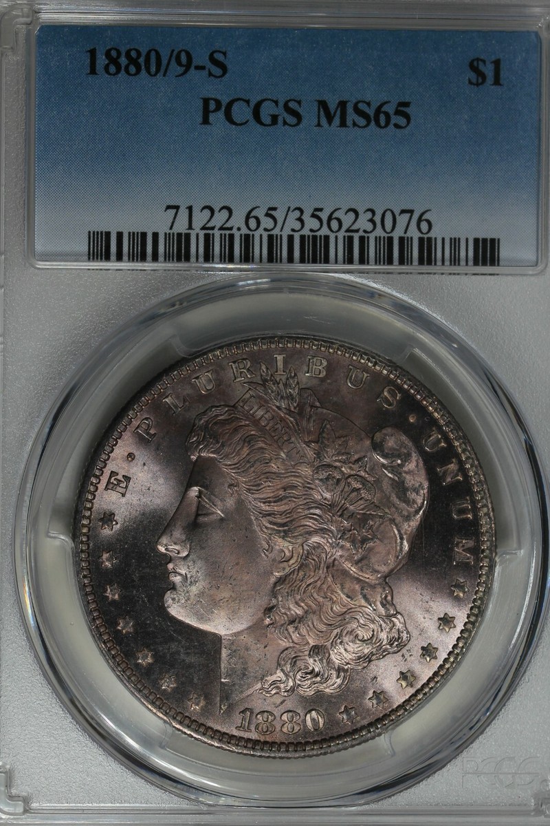 1880/9 S $1 PCGS MS65 Morgan Silver Dollar | eBay