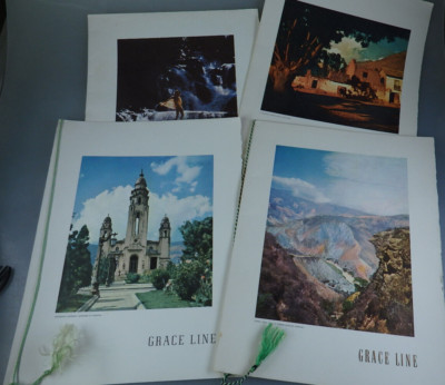 Grace Line: 2 Stück Speisekarten S.S. Santa Rosa 1959 und 1965 DAZU.... (99471)