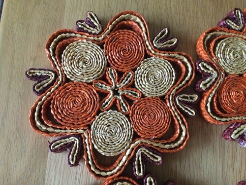 placemats set of 4 round - Picture 2 of 2