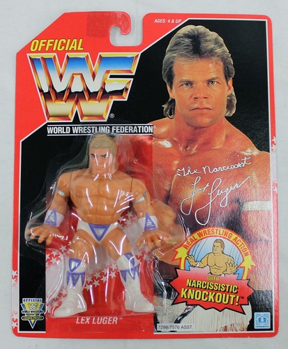 1994 - Series 8 - Red Card - Hasbro - WWF Lex Luge...