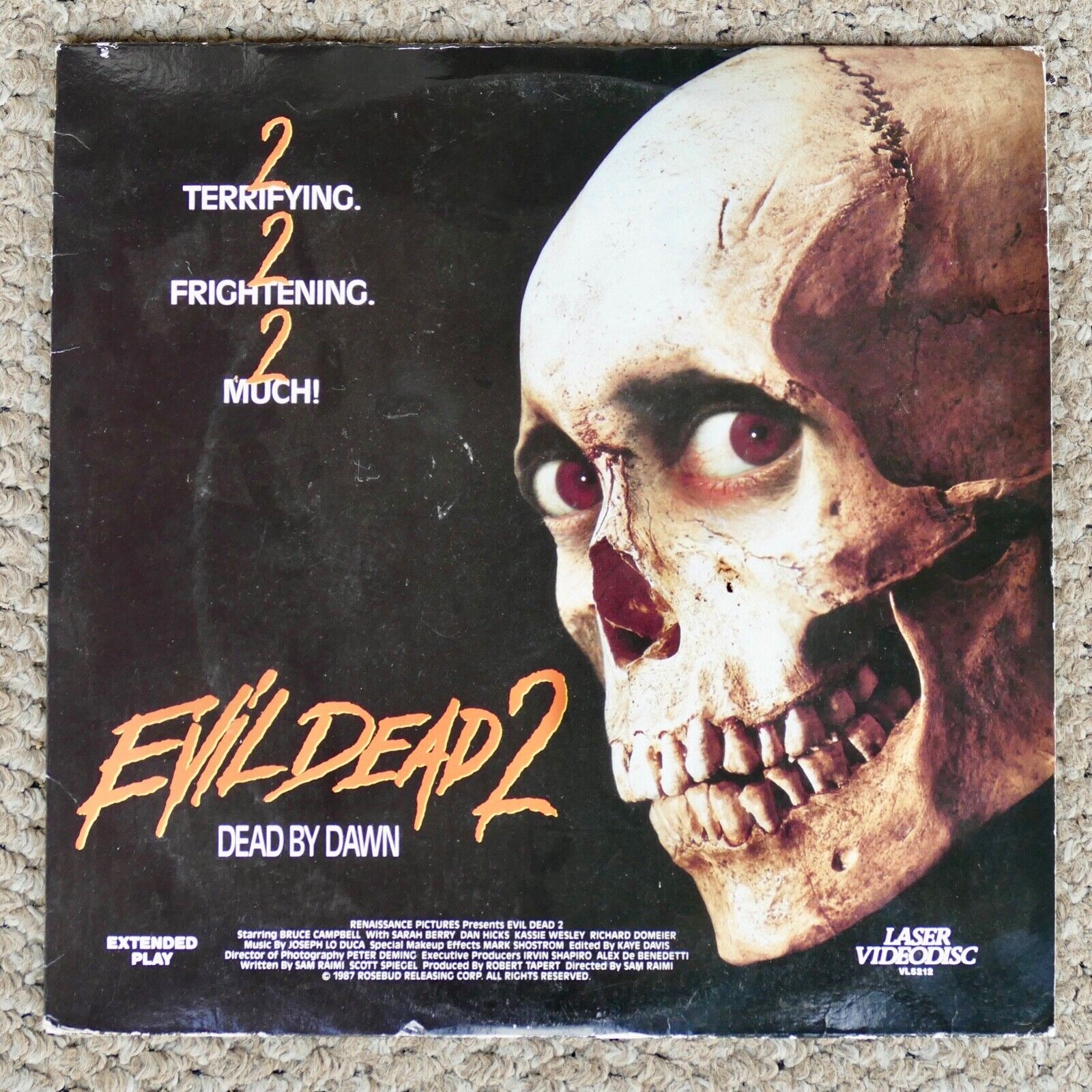 Evil Dead 2 Dead By Dawn Bruce Campbell Region 4 DVD VGC