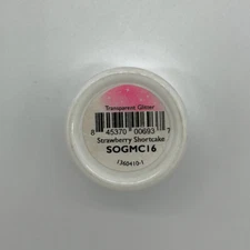 LeChat Nobility -Soak Off- Transparent Glitter - Strawberry Shortcake - 0.125 oz