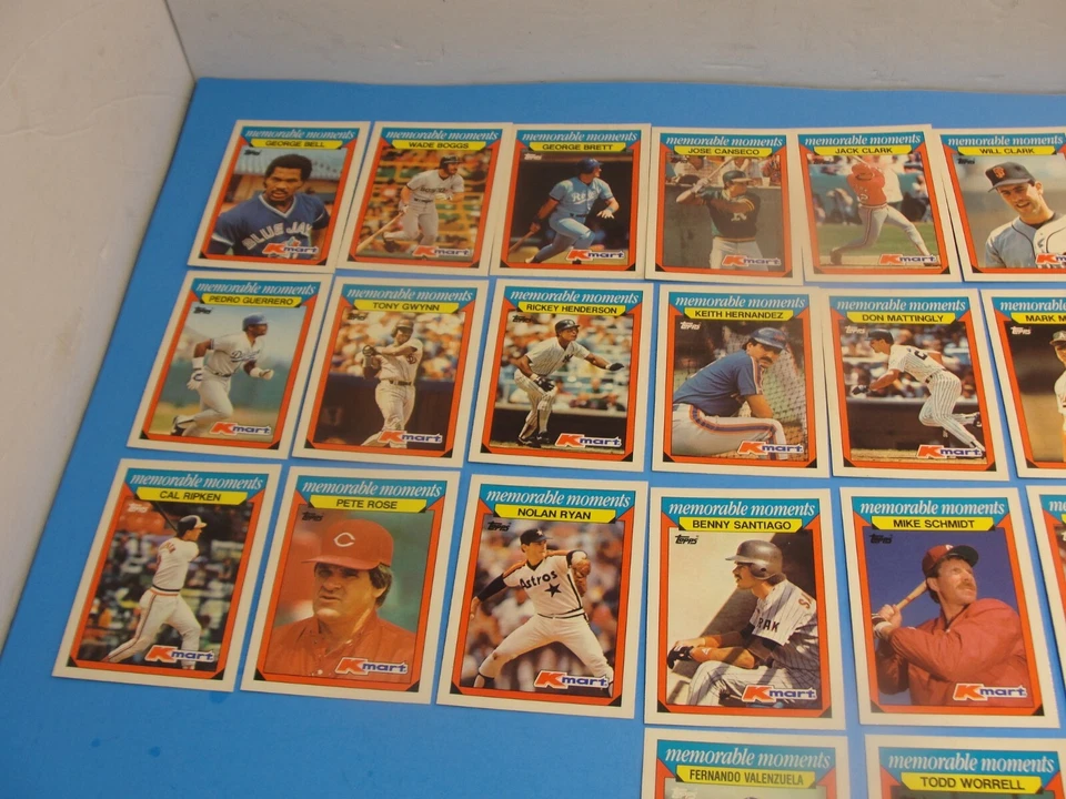 1988 Topps Kmart Memorable Moment,12 Flur Of Bauerntruhe IN Das 33 Karte - Bild 2 von 4