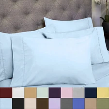 Sweet Home Collection 1500 Count Microfiber 6 Piece Sheet Set RV Short Queen