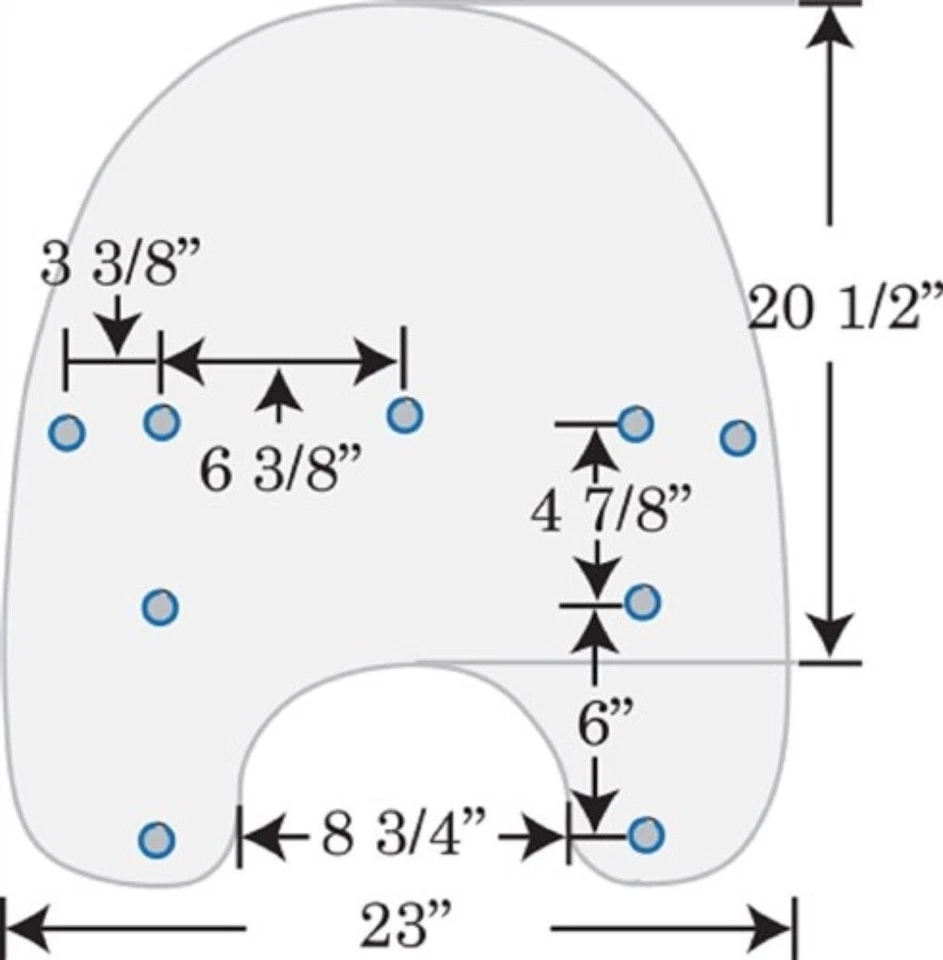 Parabrisas transparente de repuesto Memphis Shades MEP6360 19" Harley Heritage Fat Boy Foto 2 de 2