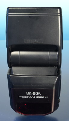 Minolta Program 3500xi Blitz Aufsteckblitz Blitzgerät flash unit - (40823)