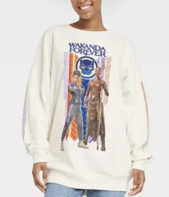 Marvel Women s Wakanda Forever Graphic Design Long Sleeve