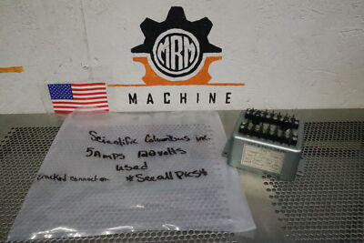 Scientific Columbus 1438-7-8 Halltiplier 1500WATTS 5A 120V 3PH Damaged Terminal
