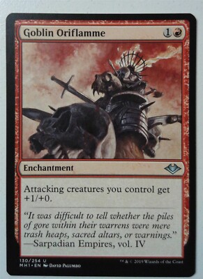 Goblin Oriflamme *Uncommon* Magic MtG x1 Modern Horizons