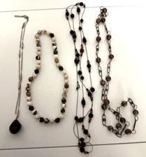 Lot Of Four Miscellaneous Beautiful Necklaces
