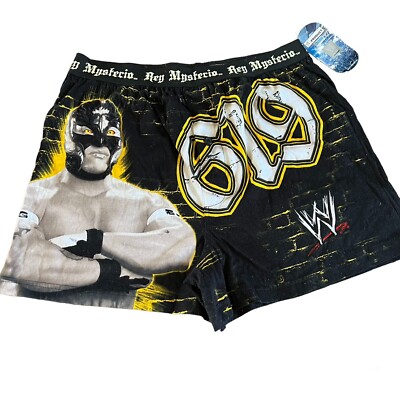 NWT 2008 WWE Rey Mysterio Boxer 619 Shorts M(32-34) Wrestling