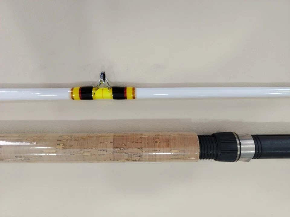 Nuevo 9 pies OL Whiskers Super Stick Pro Glow Catfish Rod Foto 3 de 4
