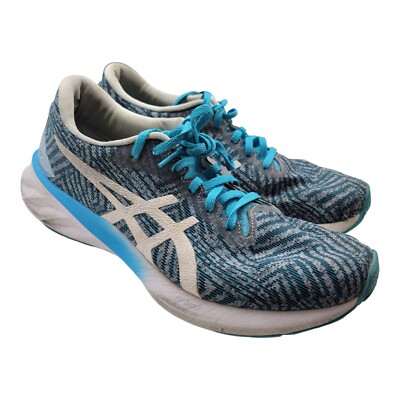 Asics Shoes Womens Size 9 Roadblast 1012A700 Gray Blue Running Sneakers 