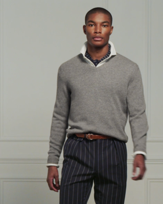 美品　Ralph Lauren Purple Label カシミヤ100 ニット Purple Label Ralph Lauren 100% Cashmere Warm Soft V-Neck Knit