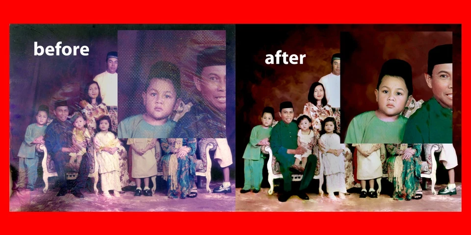 Restoration of old or damaged photos,Color correction,Removing scratches, stains - Image 1 of 1