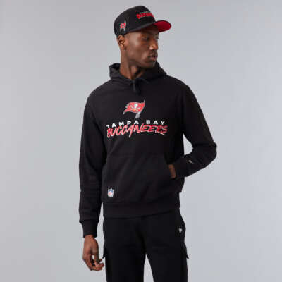 New Era NFL Script Team Hoodie Tampa Bay Buccaneers Logo Kapuzenpullover Sale