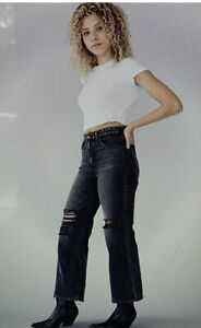 lee vintage modern cropped wide leg jeans