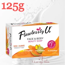 Flawlessly U 2in1 Papaya Calamansi Whitening Soap 125g