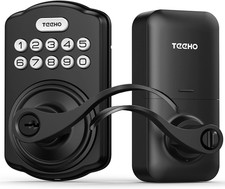 TEEHO Keyless Entry Electronic Door Locks with Keypads - Smart Deadbolt Lock - F