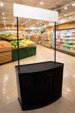 Promotional Counter Table Poly Prop Display Stand Display Exhibition Unbranded.