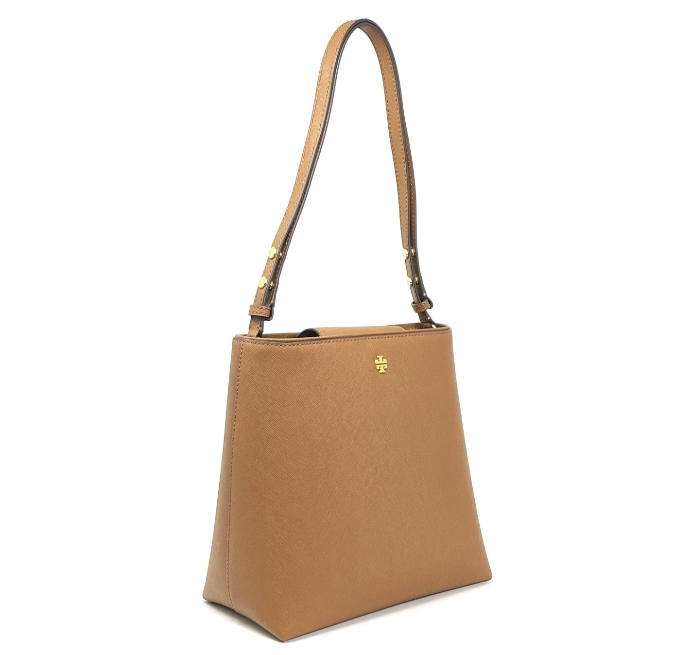 TORY BURCH Borsa a secchiello donna Emerson Saffiano in pelle