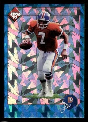 John Elway HOF Serial Numbered 1993 Collector's Edge Prisms E3 Denver Broncos