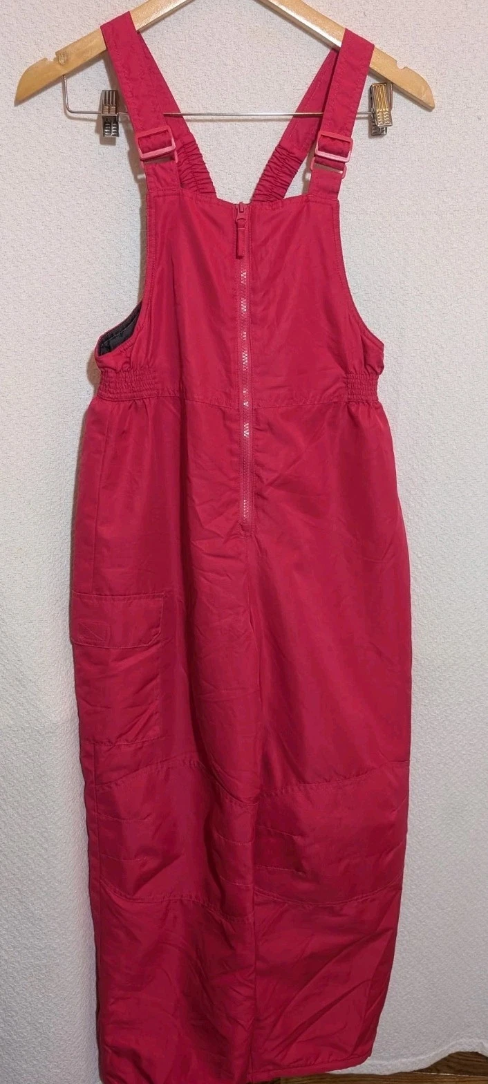 Cherokee Overalls Pink Girl Kids Sz 10-12 Ski