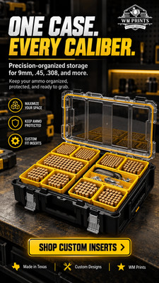 Made for DeWalt Tough System 2.0 Ammo Inserts.