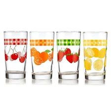 Libby Vintage Juice Glasses Assorted (Set of 4) (11 - ounce)