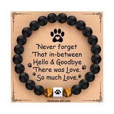 Pet Memorial Gifts for Dogs Loss of Dog Sympathy Gift Bracelet for Men Women Gi