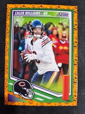 2025 Panini Score A Treat Caleb Williams Halloween Parallel #107