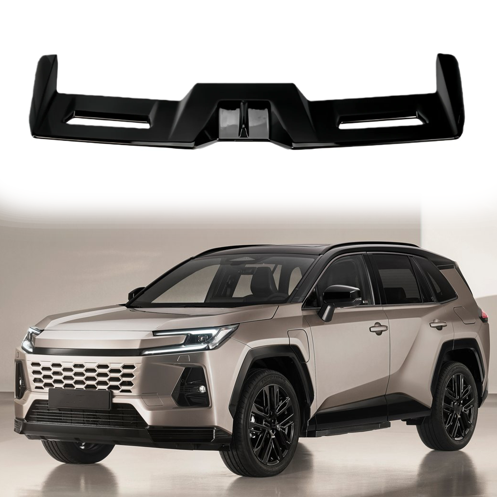 Rear Tail Spoiler Wing Roof Trunk Lip Body Kits ABS Fits For Toyota ...