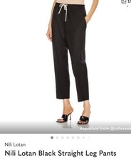 nili lotan pants Black Size Xs