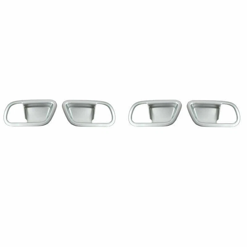 For Nissan Armada 2017-2024 Silver Inner Door Handle Bowl Decor Cover Frame Trim Foto 2 de 4