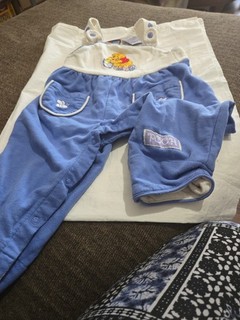 Vintage Pooh Overalls Girls 18 Months Cotton Polyester