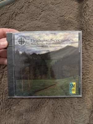 RAFFI AERMENIAN CD ''BRAHMS SERENADES'' [NEW SEALED] 1995 CBS RECORDS [151]