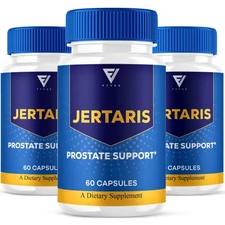 (3 Pack) Jertaris Pills, Jertaris Advanced Prostate Health (180 Capsules)
