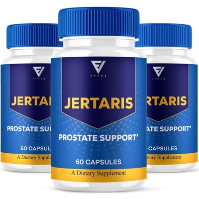 (3 Pack) Jertaris Pills, Jertaris Advanced Prostate Health (180 Capsules)