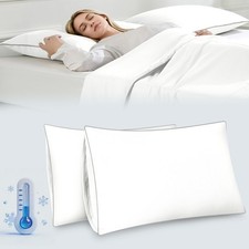 Cooling Pillow Cases for Hot-Sleepers: Q-Max 0.4 Nylon Spandex Cool-to-Touch...