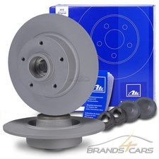 ATE 2x BREMSSCHEIBE VOLL Ø260 HINTEN FÜR RENAULT CLIO 4 1.6 BJ AB 13-