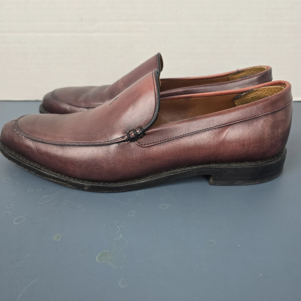 Allen Edmonds Wingham Tassel Loafers Tan Leather Mens Size 9.5D Classic Slip-On ALLEN EDMONDS Bridgeton Dress Shoes Burgundy | Mercari main image 4