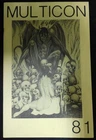 MULTICON CONVENTION PROGRAM BOOK OKC L.B. COLE COLOR FEATURE FRANK MILLER 1981